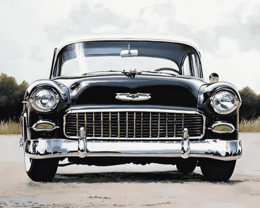 1955 Chevrolet Classic Car Diamond Painting