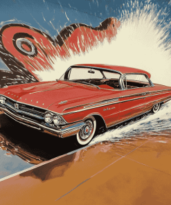 1962 Buick Vintage Cars Diamond Painting