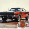 1968 Dodge Charger Classic Diamond Painting