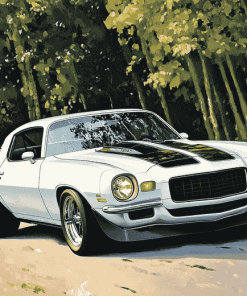 1972 Camaro Car Art Diamond Painting