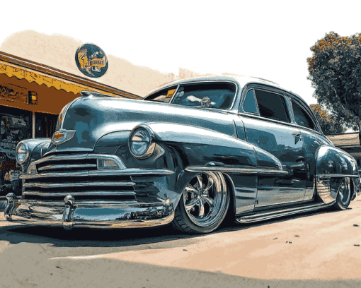 48 Chevy Fleetline Classic Diamond Painting