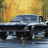 67 Mustang Vintage Engines Diamond Painting