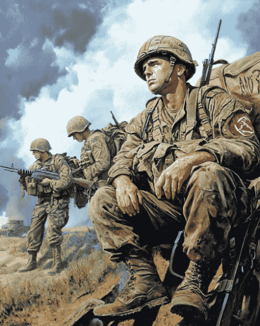 82nd Airborne Military Diamond Painting