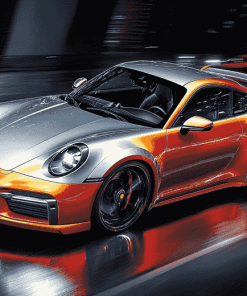 911 Turbo Engine Diamond Painting