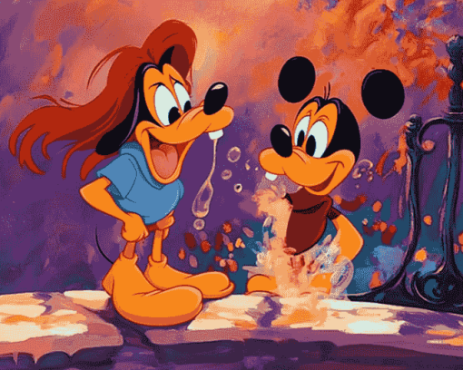 A Goofy Movie Animation Diamond Painting