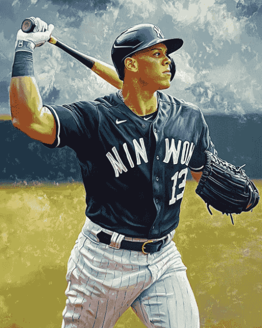 Aaron Judge Baseball Diamond Painting