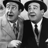 Abbot And Costello Black And White Diamond Painting