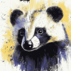 Abstract Badger and Bee Diamond Painting