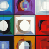 Abstract Cubism Vasarely Diamond Painting