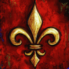 Abstract Fleur De Lis Art Diamond Painting