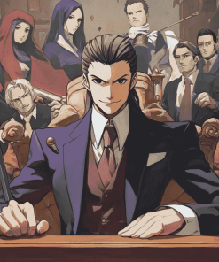 Ace Attorney Anime Series Diamond Painting