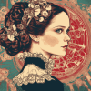 Ada Lovelace Vintage Lady Diamond Painting