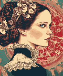 Ada Lovelace Vintage Lady Diamond Painting