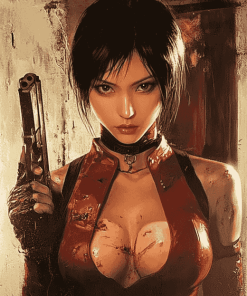 Ada Wong Resident Evil Character Diamond Painting