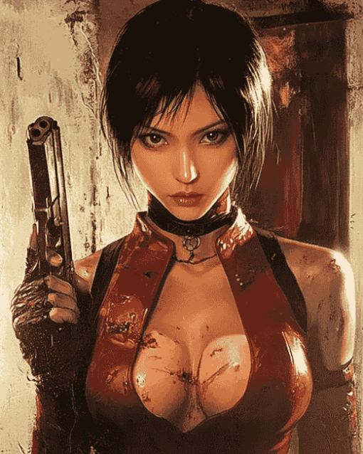 Ada Wong Resident Evil Character Diamond Painting