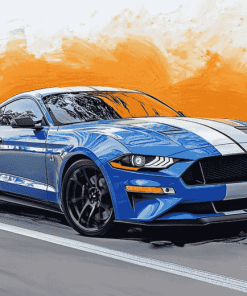 Aesthetic 2018 Mustang Coupe Diamond Painting