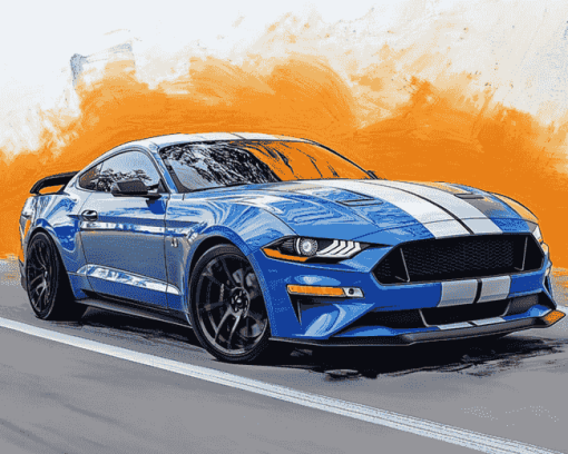 Aesthetic 2018 Mustang Coupe Diamond Painting