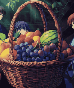 Aesthetic Anime Fruits Basket Diamond Painting