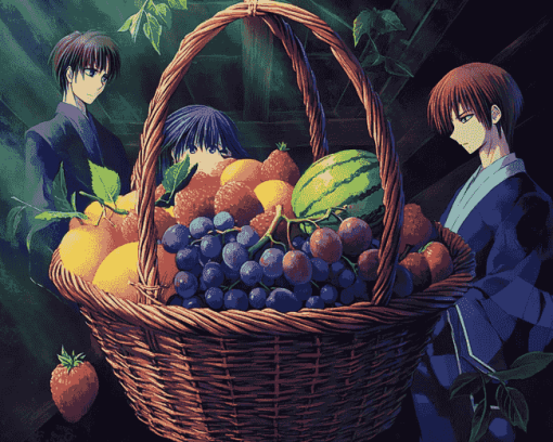 Aesthetic Anime Fruits Basket Diamond Painting