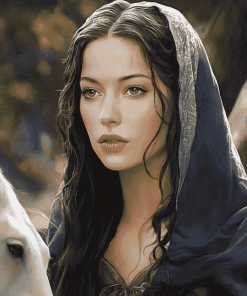 Aesthetic Arwen Lord of the Rings Diamond Painting