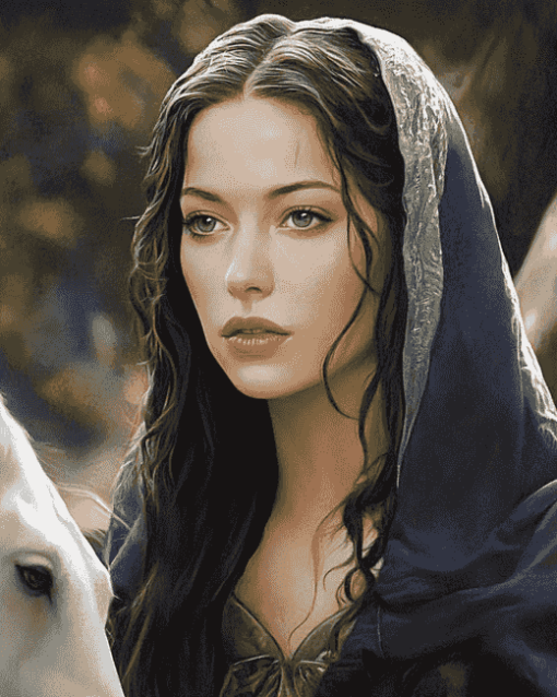 Aesthetic Arwen Lord of the Rings Diamond Painting