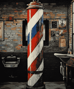 Aesthetic Barber Collection Diamond Painting