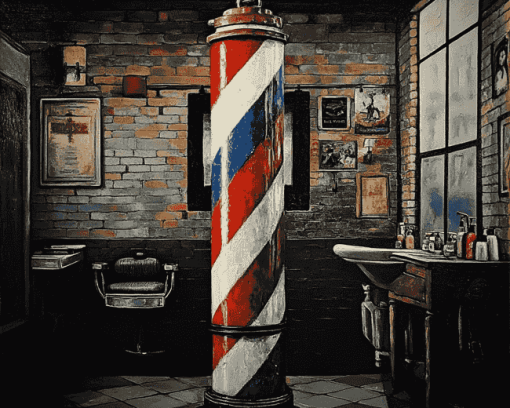 Aesthetic Barber Collection Diamond Painting