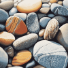 Aesthetic Beach Stones Diamond Painting