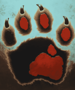 Aesthetic Bear Paw Diamond Painting