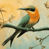 Aesthetic Bee Eater Birds Diamond Painting