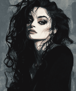 Aesthetic Bellatrix Lestrange Diamond Painting