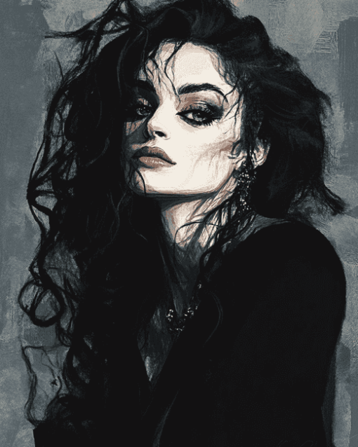 Aesthetic Bellatrix Lestrange Diamond Painting