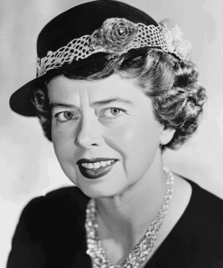 Aesthetic Black and White Eleanor Roosevelt Diamond Painting