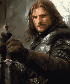 Aesthetic Boromir Fantasy Diamond Painting