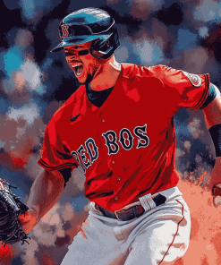 Aesthetic Boston Red Sox Diamond Painting