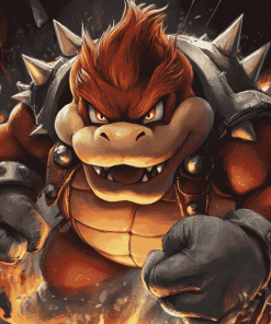 Aesthetic Bowser Animation Diamond Painting