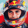 Aesthetic Carlos Sainz Jr Diamond Painting