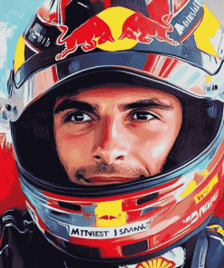 Aesthetic Carlos Sainz Jr Diamond Painting