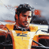 Aesthetic Carlos Sainz Racing Diamond Painting