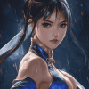 Aesthetic Chun Li Anime Diamond Painting