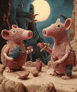 Aesthetic Clangers Animation Diamond Painting