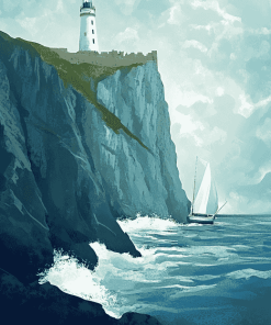 Aesthetic Cliffs of Dover Diamond Painting