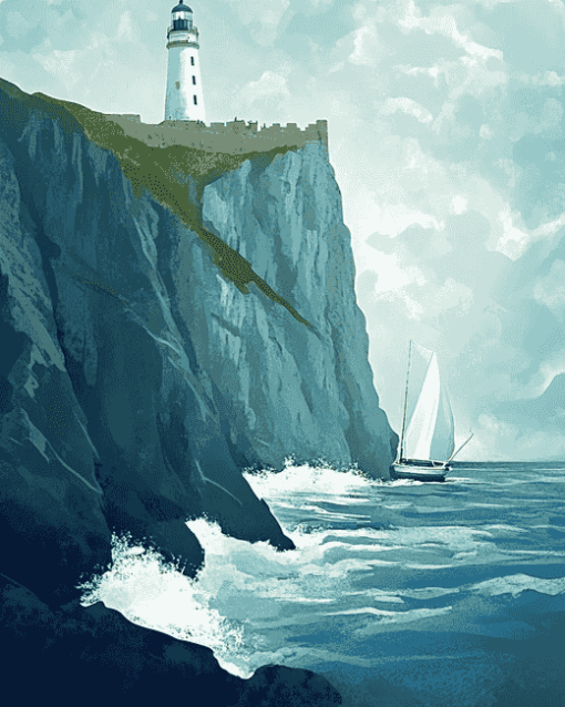 Aesthetic Cliffs of Dover Diamond Painting