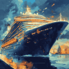 Aesthetic Cruise Ship Diamond Painting