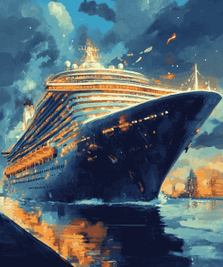 Aesthetic Cruise Ship Diamond Painting