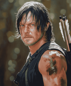 Aesthetic Daryl Dixon Diamond Painting