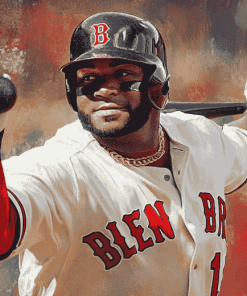 Aesthetic David Ortiz Baseball Diamond Painting