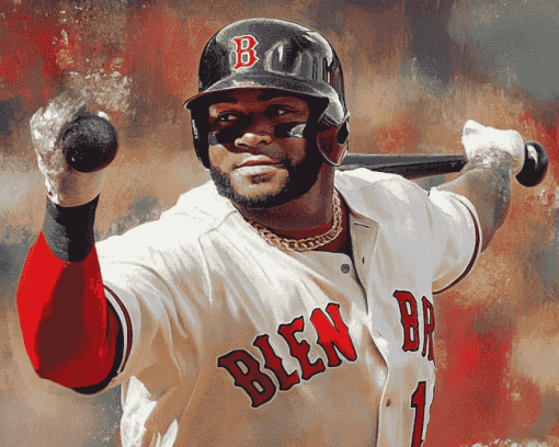 Aesthetic David Ortiz Baseball Diamond Painting