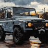 Aesthetic Defender Car Diamond Painting