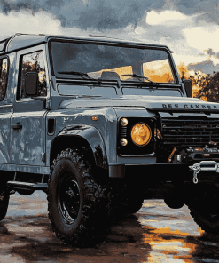 Aesthetic Defender Car Diamond Painting